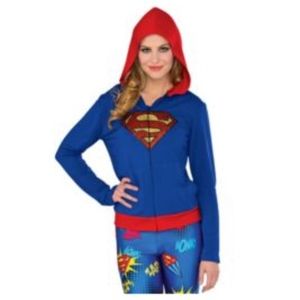 Supergirl Zip-Up Hoodie